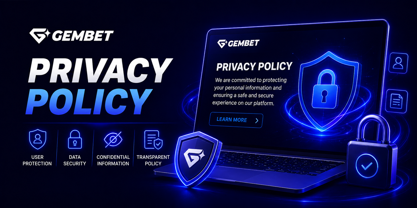 Gembet privacy policy