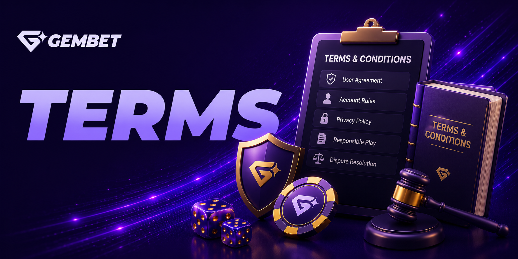 Gembet terms and conditions